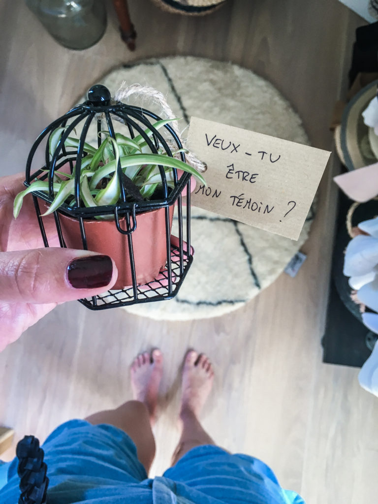 DIY comment annoncer son mariage à ses témoins ? - Tribulations d'Anaïs, image size:768x1024